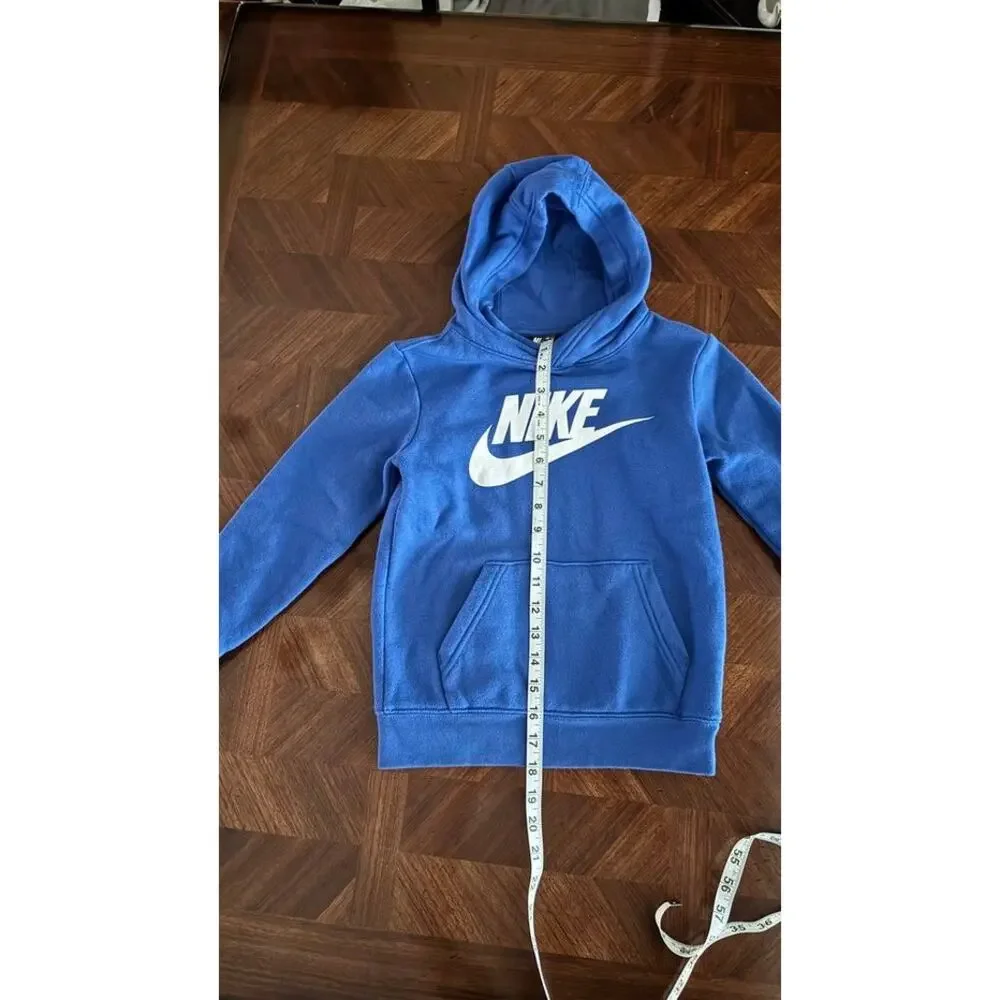 Nike Kids Blue Pullover Hoodie | Size Small 5-6Y